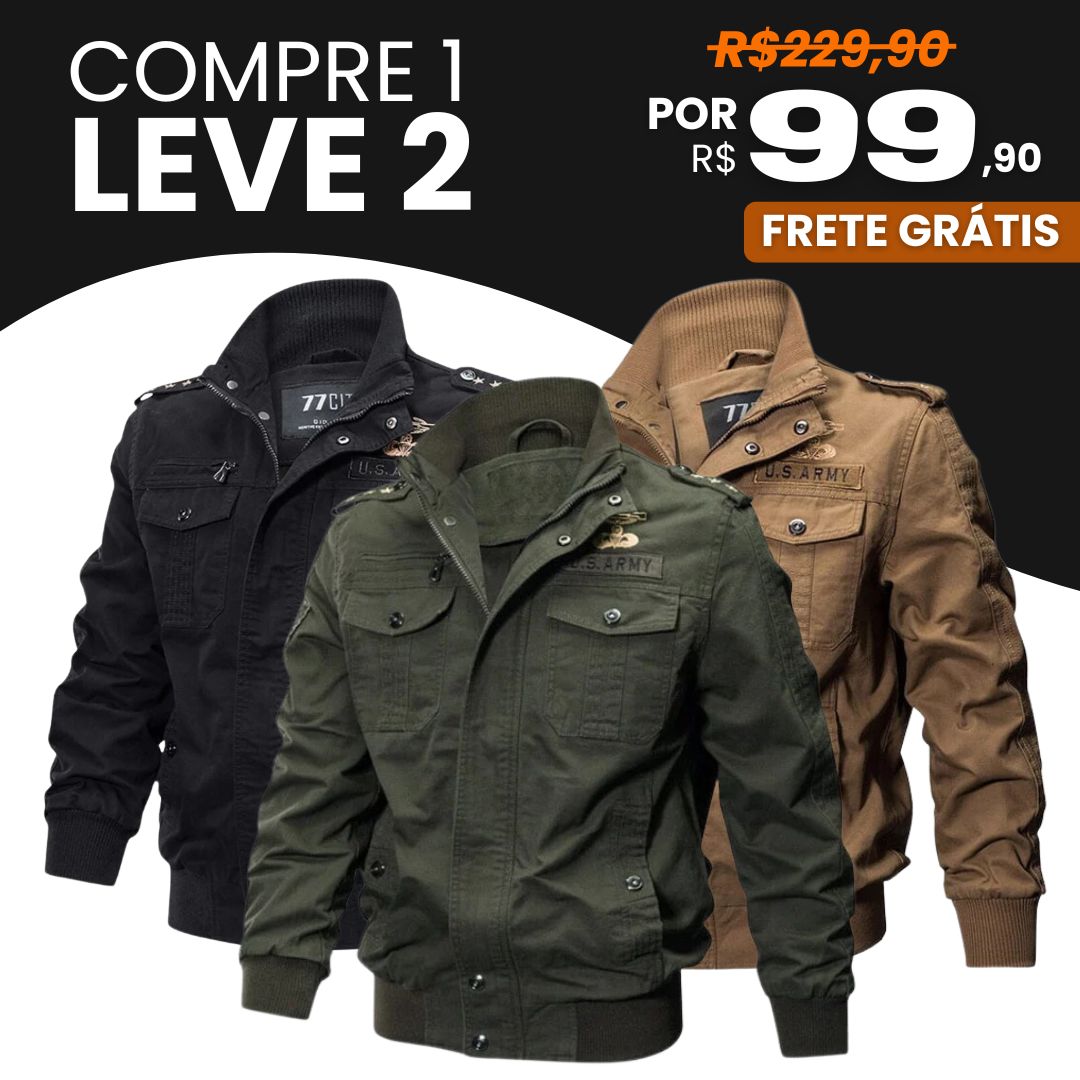 [COMPRE 1 LEVE 2] Jaqueta Militar ARMY Impermeável