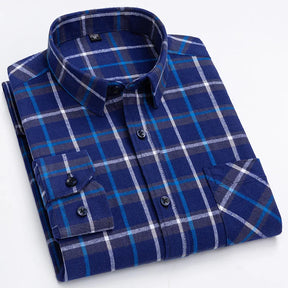 Camisa Xadrez Masculina 100% Algodão Puro