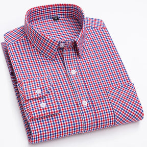 Camisa Xadrez Masculina 100% Algodão Puro